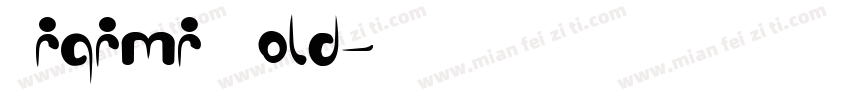 Qiqimi Bold字体转换